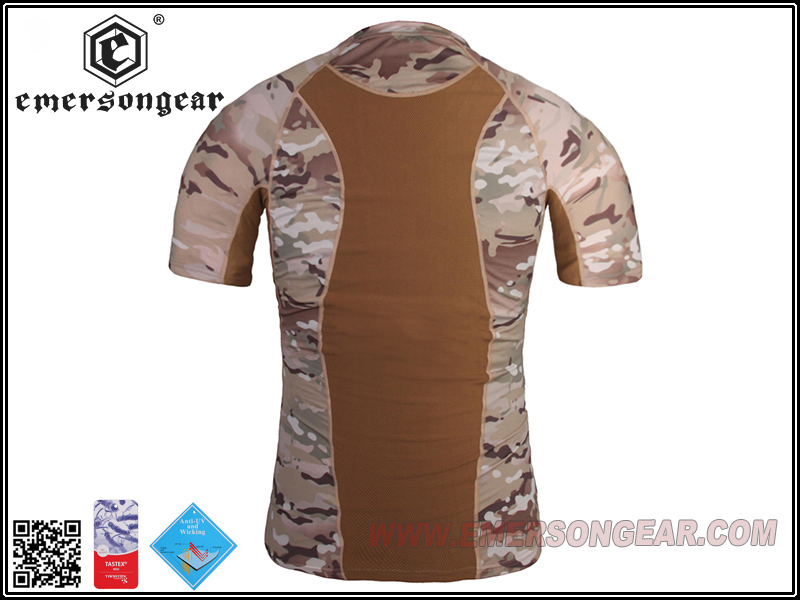 Камуфляжные беговые рубашки EmersonGear Skin Tight Base Layer