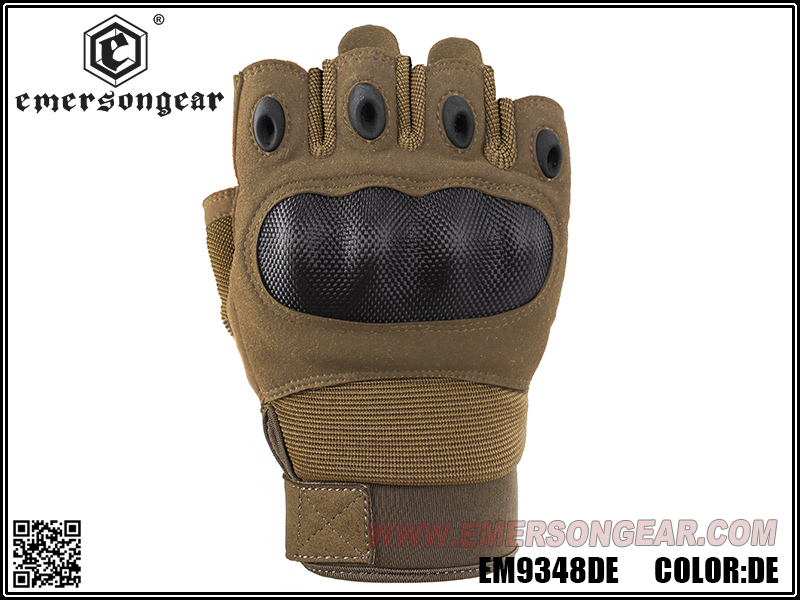 Тактические перчатки Emersongear с полупальцами