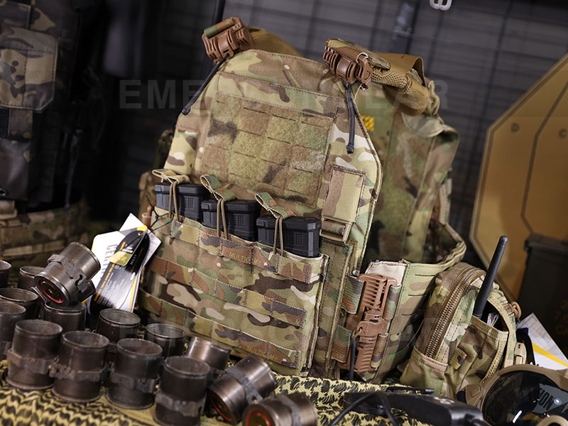 Emersongear Military Rifle 5.56 Тройной подсумок для магазинов с открытым верхом