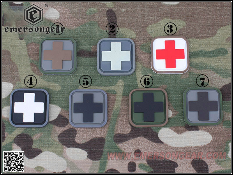 Пластыри ПВХ EmersonGear Medic Square 1 дюйм