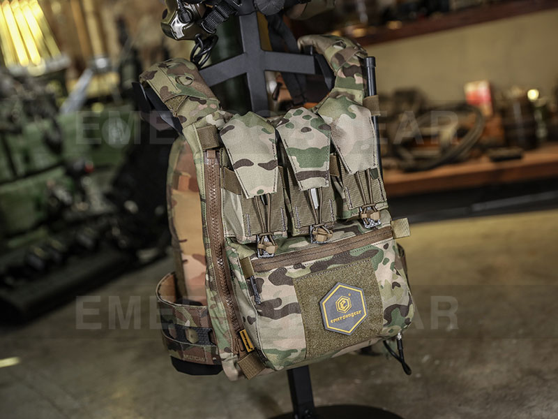 Тактический жилет Emersongear FRO Style V5, сумка для инструментов на задней панели