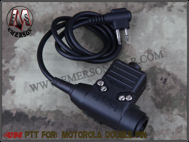 EmersonGear U94 PTT для Motorola с двойной вставкой