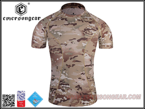 Камуфляжные беговые рубашки Emerson Skin Tight Base Layer